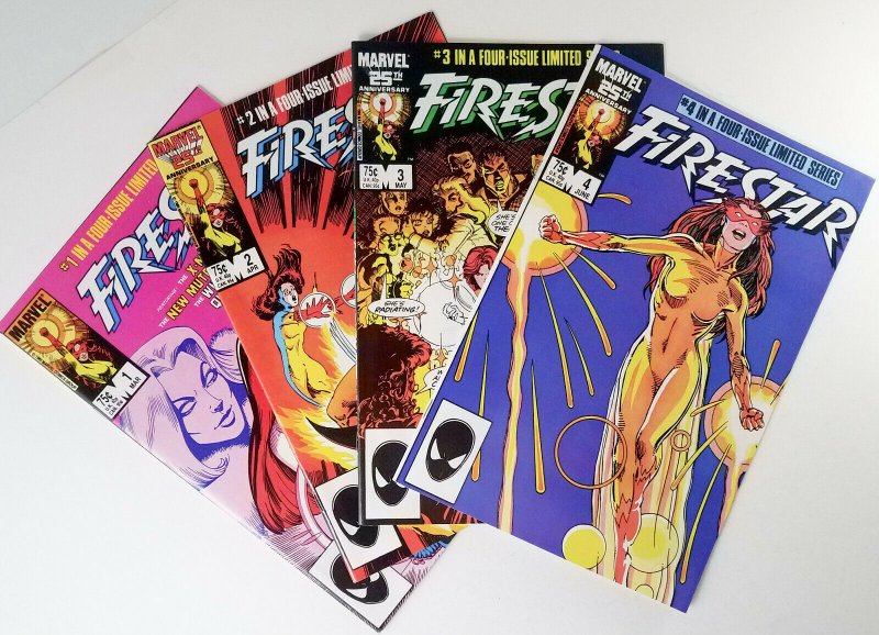  Firestar Limited Mini-series 1986 Compete Set 1,2,3 & 4 High Grade Comic