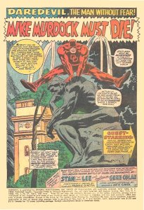 DAREDEVIL #27 (Apr1967) 4.0 VG  Stan Lee & Gene Colan! • SPIDER-MAN crossover!