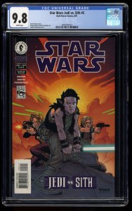 Star Wars: Jedi vs. Sith #5 CGC NM/M 9.8 White Pages