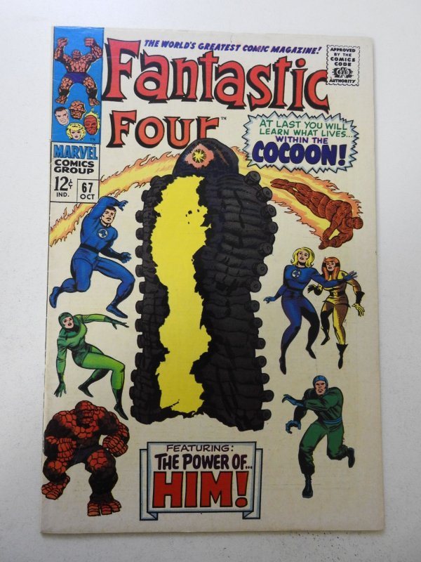 Fantastic Four #67 (1967) FN/VF Condition! 1st Appearance of Him!
