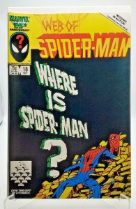 Web of Spider-Man #18  1st Eddie Brock (1986) Where is Spider-Man?   NM