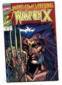 Marvel Comics Presents #74-1991-Weapon-X Wolverine-comic book 