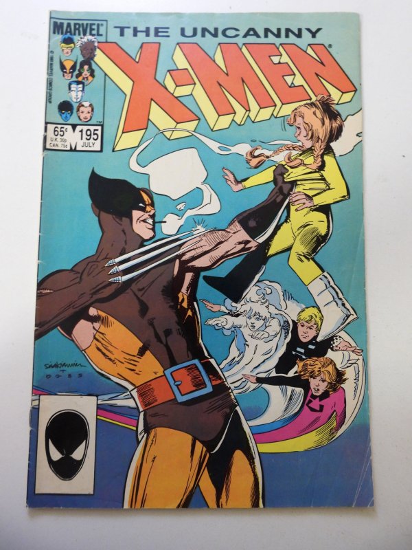 The Uncanny X-Men #195 (1985) VG Condition