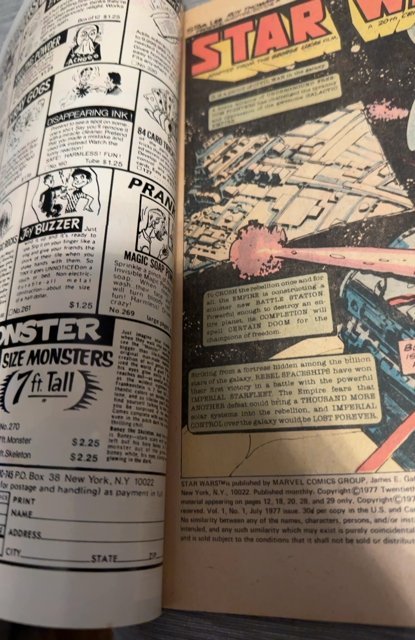 Star-Wars #1  Marvel Comics 1977 Newsstand 1st print