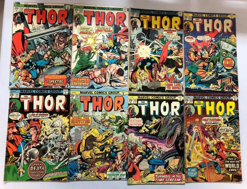 Bronze Age Thor Comic Lot From:# 204-297 avg 4.0 VG (1972-80)