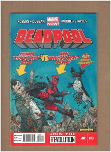 Deadpool #3 Marvel Comics 2013 Wade Wilson NM- 9.2