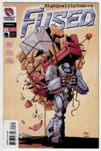 FUSED #1 2 3 4,NM+, Steve Niles, Eric Powell, Robots, Cy-bot, 2004