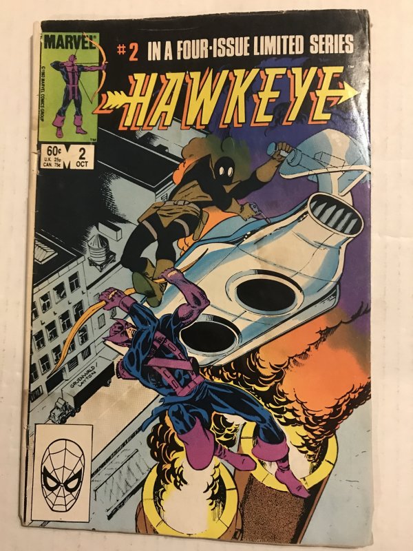 Hawkeye #2 : Marvel 10/83 VG; mini