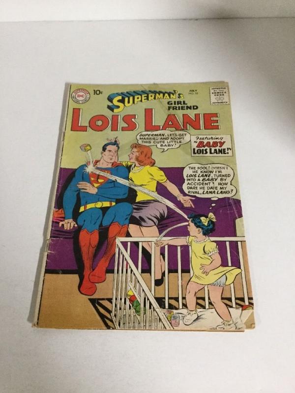 Superman's Girlfriend Lois Lane 10 Gd+ Good+ 2.5 Tape