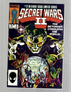 12 Comics Secret Wars II 1 2 3 4 5 6 7 8 9 Shadowmasters 1 1 Spider-Man 1 SB1