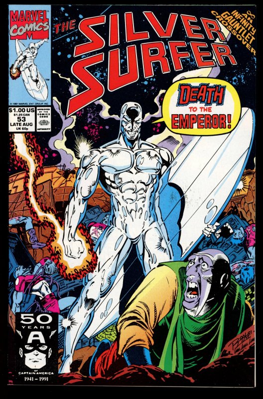 Silver Surfer #53 (1991) - 9.4 - 10-107293