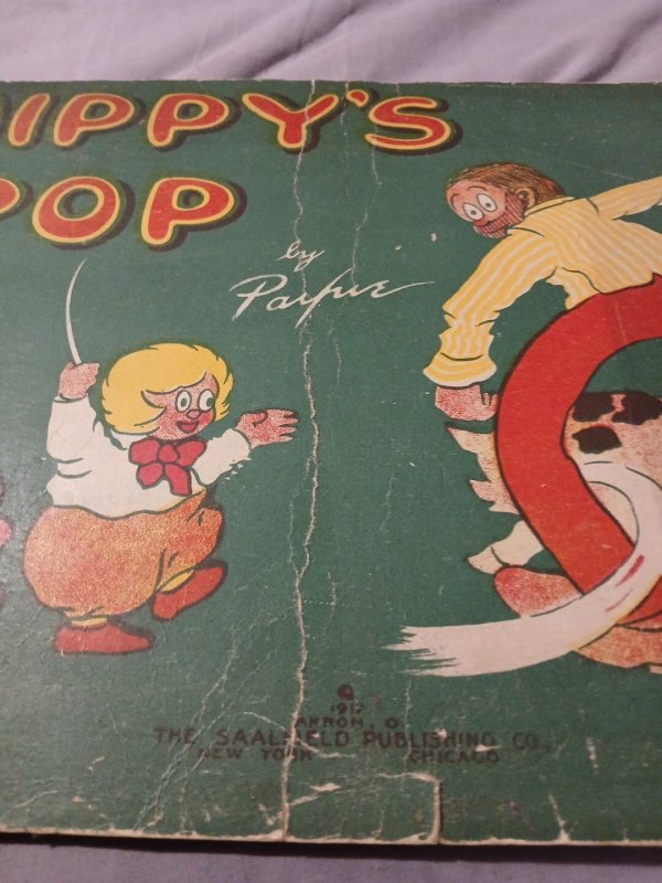1917 NIPPY'S POP by PAYNE Saalfield Publishing COMIC STRIP BOOK