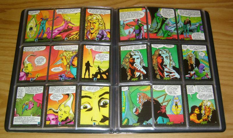 Warriors of Plasm #0 VF/NM binder with 150 cards + comic - second edition