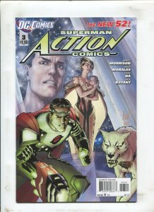 ACTION COMICS #3 - WORLD AGAINST SUPERMAN! - (9.2) 2012
