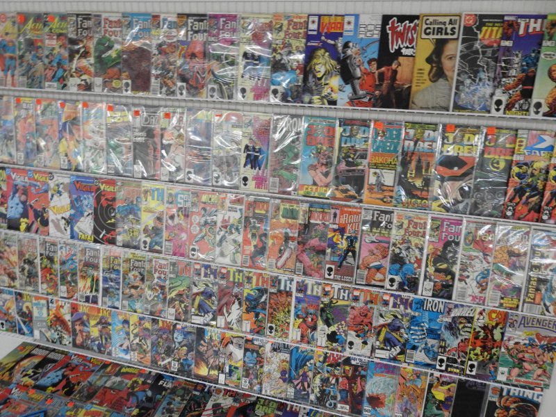 Huge Lot 160+ Comics W/ Fantastic Four, Iron Man, Thor + Avg VF- Condition!