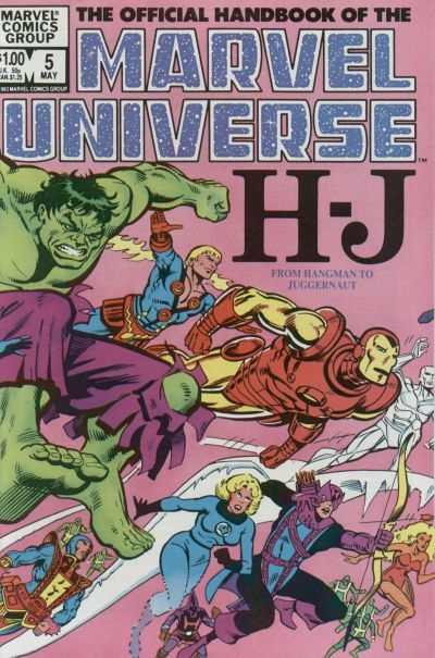 Official Handbook of the Marvel Universe (1983 series) #5, VF+ (Stock photo)