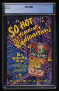 Spider-Man #67 CGC NM/M 9.8 White Pages Spider-Carnage!