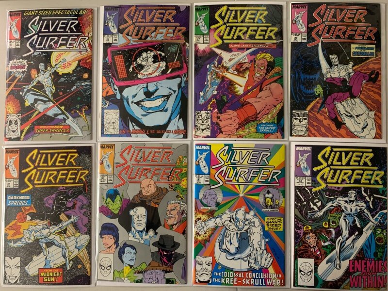 Silver Surfer comics run #1-40 + 3 annuals 43 diff avg 6.0 (1987-90)