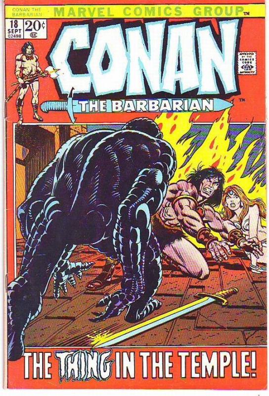 Conan the Barbarian #18 (Sep-72) FN Mid-Grade Conan the Barbarian