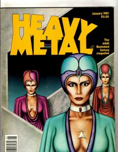 6 Heavy Metal Mags November December 1980 January February March April 1981 FM9