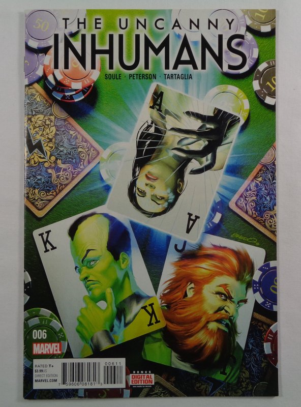 Uncanny Inhumans #6 NM-/NM Front/Back Cover Photos Marvel 2016