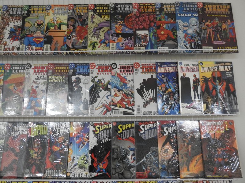 Huge Lot 130+ Comics W/ JLA, Batman, Titans run, Solar! Avg VF+ Condition!!