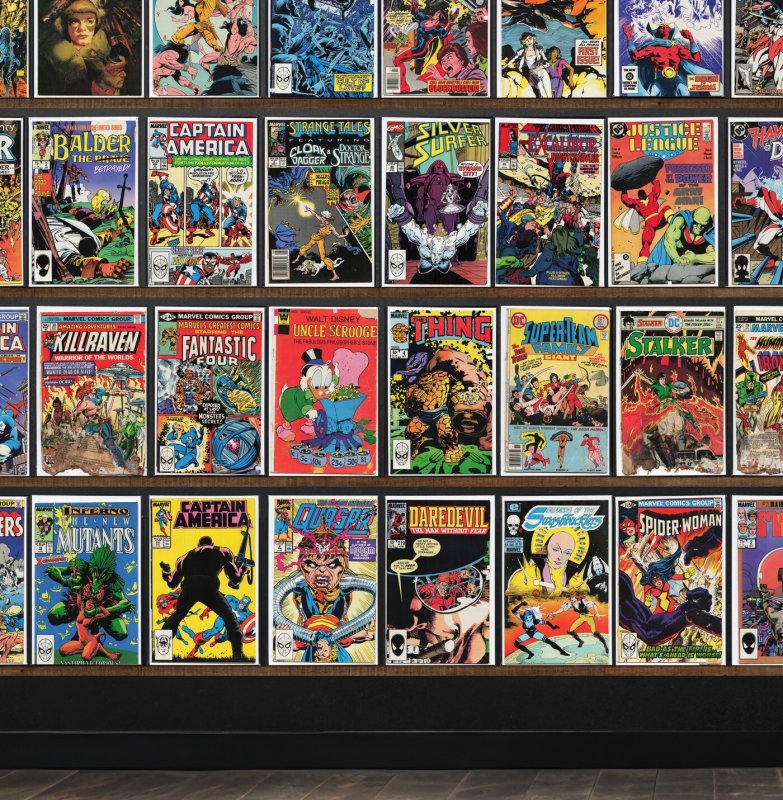 Huge Lot 140+ Comics with The New Mutants, Daredevil, Power Pack, Rom & More!