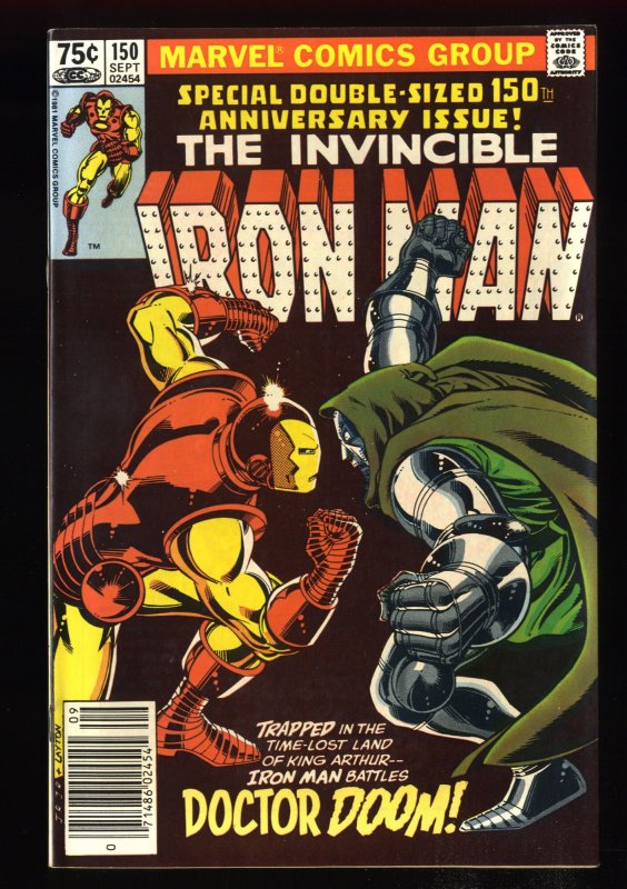 Iron Man #150 VF+ 8.5 Newsstand Variant Doctor Doom!