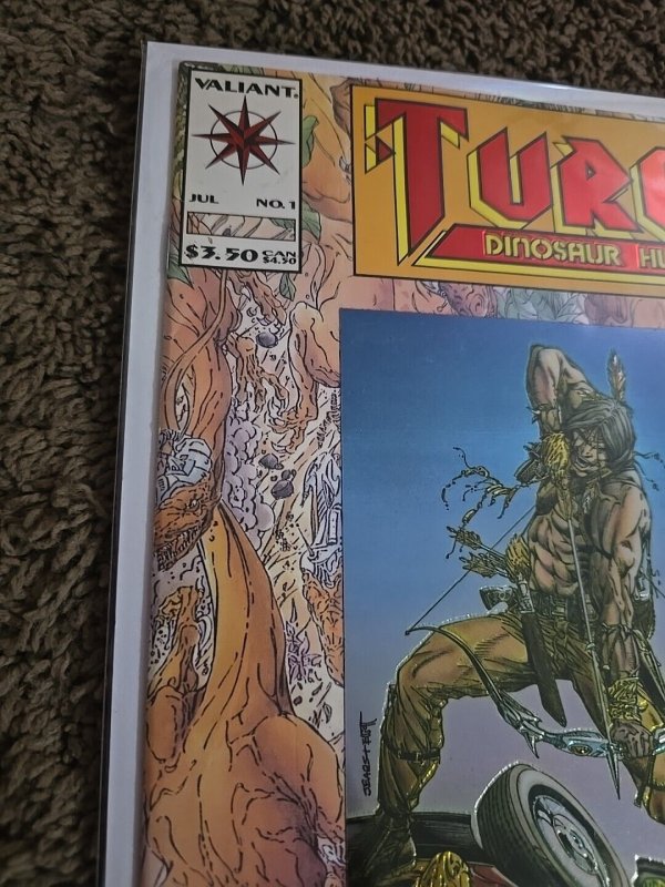 Turok: Dinosaur Hunter #1 (1993)  Chromium Foil Cover - 1st Mon-Ark