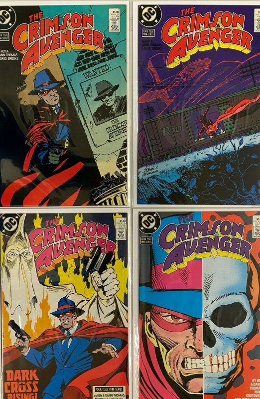 The crimson avenger set:#1-4 8.0 VF (1988)