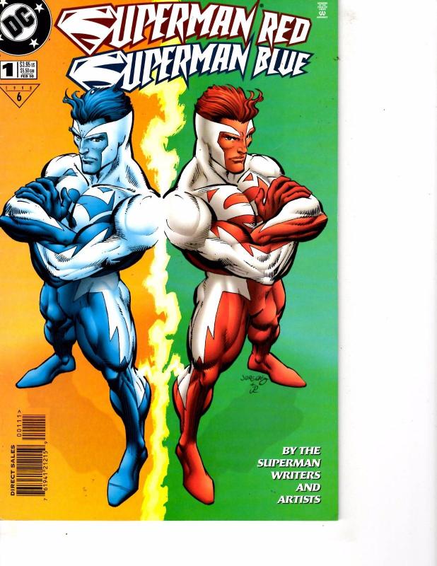 Lot Of 2 DC Comics Superman Red/Blue #1 and Black Orchid Book One JB4