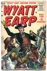 Wyatt Earp  #3 1956-ATLAS COMICS-JOE MANEELY-NORM MAURER f/g