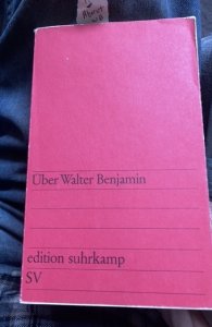About Walter, Benjamin, German paperback 1968, print error page mis-cut