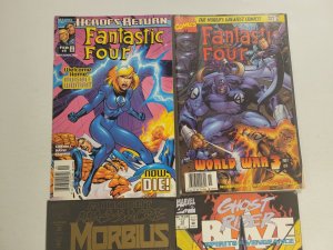 4 Marvel Comics #12 Morbius + #12 Ghost Rider + #2 13 Fantastic Four 54 TJ30