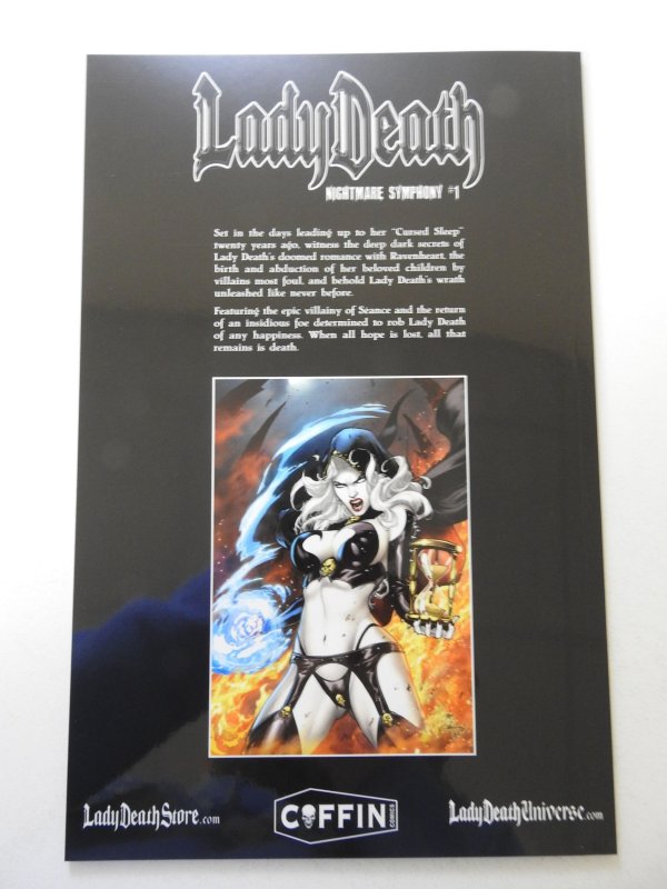 Lady Death: Nightmare Symphony Homage Edition (2018) NM Cond! Signed W/ COA!