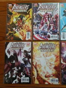 Avengers Invaders 1-12 Complete Set Run! ~ NEAR MINT NM ~ 2008 Marvel Comics