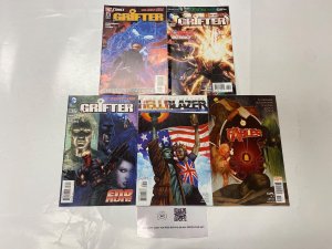 5 DC comic books Grifter #3 13 16 Hellblazer #286 Fables #112 40 KM19