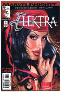 ELEKTRA #6, NM+, Greg Horn, Sai, Martial Arts, Femme Fatale, 2001. more in store