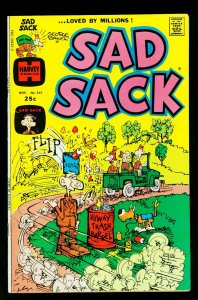 Sad Sack #247 1975- Harvey Comics- George Baker- FN