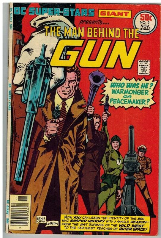 DC SUPER STARS 9 VG-F Nov. 1976 THE MAN BEHIND THE GUN-