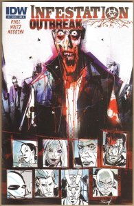 INFESTATION: OUTBREAK #1 NM COVER B IDW ZOMBIES CVO