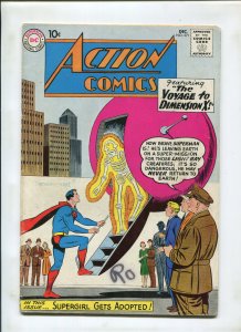 ACTION COMICS #271 (6.0)  THE VOYAGE TO DIMENSION X! 1960