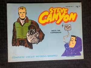 1977 STEVE CANYON Meets the Copperhead by Milton Caniff SC VG+ 4.5 CAP Co.