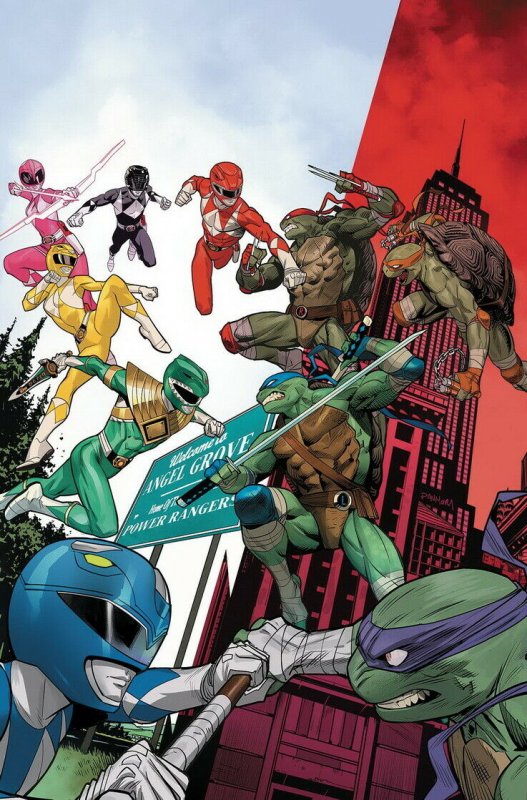 POWER RANGERS TEENAGE MUTANT NINJA TURTLES (2019 BOOM!) #2 All 6 PRESALE-01/08