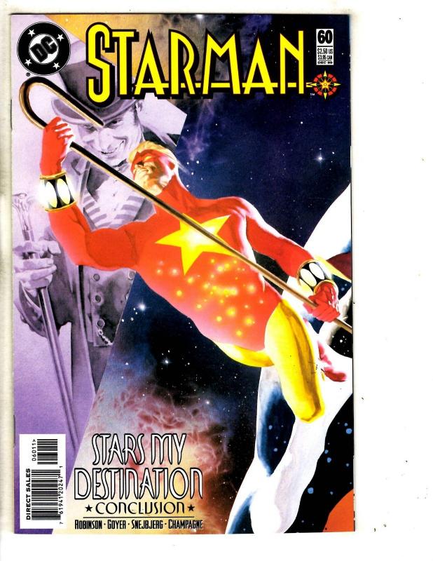 Lot Of 10 Starman DC Comic Books # 53 54 55 56 57 58 59 60 61 62 Robinson CR18