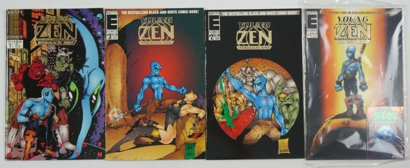 Young Zen Intergalactic Ninja #1-3 VF/NM complete series + city of death special