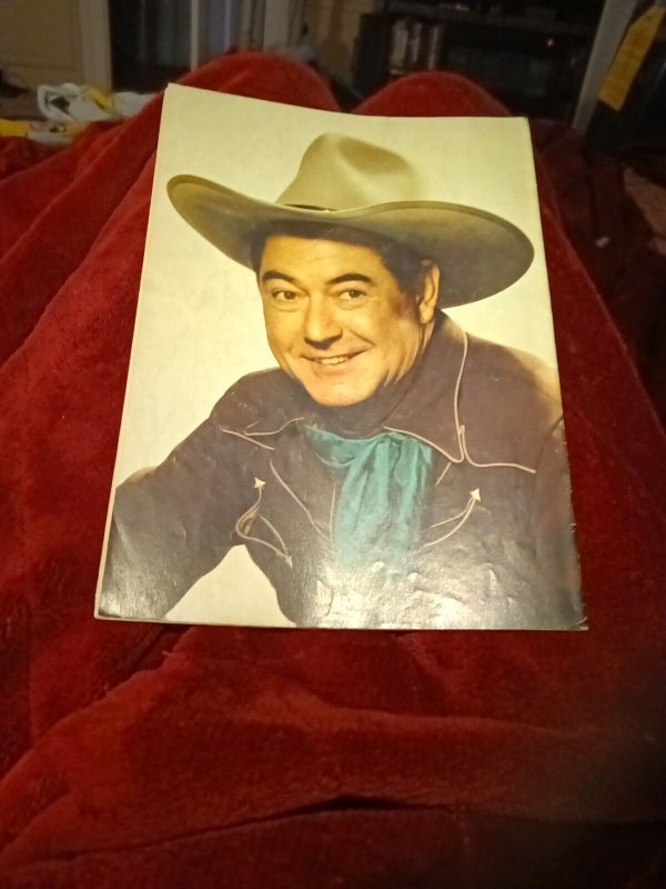 JOHNNY MACK BROWN FOUR COLOR #493 Dell 1953 Golden Age Western Comic PHOTO COVER