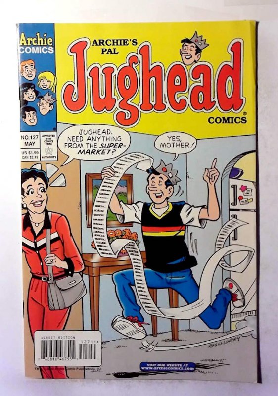 Archie's Pal Jughead #127 2000 Archie 2nd Series Betty Veronica 1st Print Comic