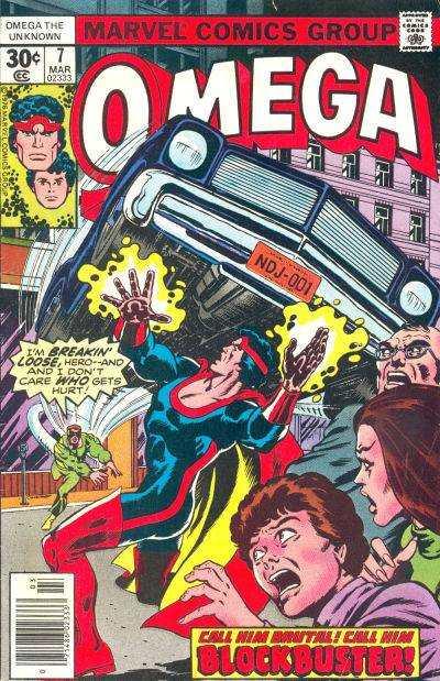 Omega the Unknown (1976 series) #7, VF (Stock photo)