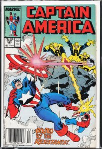 Captain America #343 (1988) Captain America